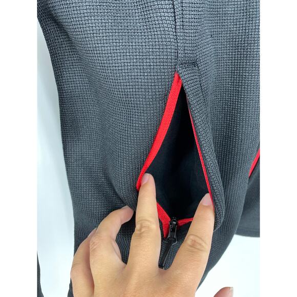 Spyder Mens Black Red Stellar Jacket Sherpa Lined Bonded Fleece NEW Small - Picture 8 of 11